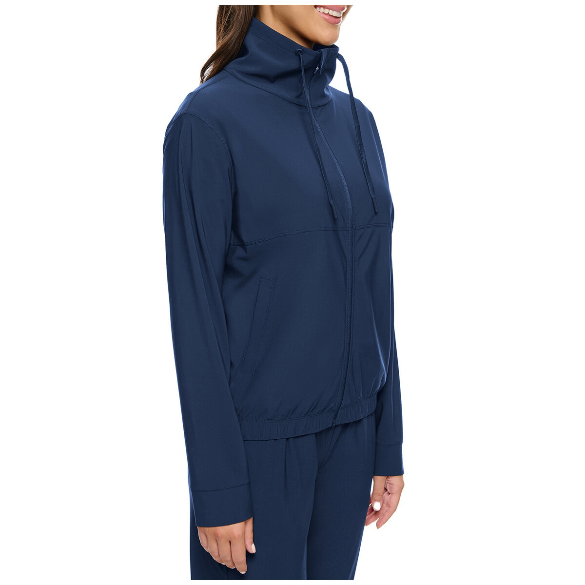 Kirkland Signature Ladies Active Zip Jacket Total Eclipse