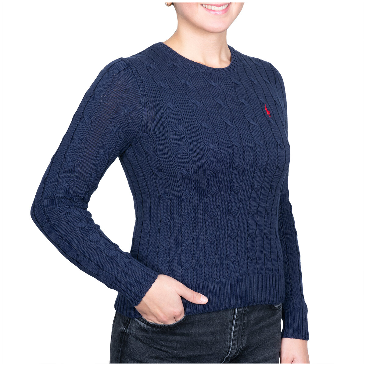 Ralph Lauren Cable Knit Sweater Hunter Navy