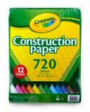 Crayola Construction Paper 2 x 720 Pack