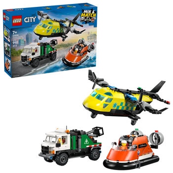 LEGO City Airplane Service Truck & Hovercraft Remix 60505