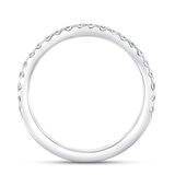 18KT White Gold 1.68ctw Diamond Bridal Set With 1.00ctw Centre