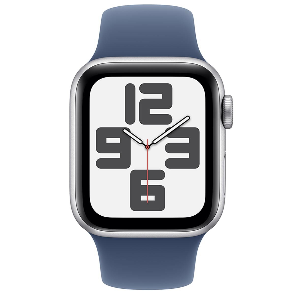 Apple Watch SE GPS 40mm Silver Aluminium Case With Denim Sport Band M/L