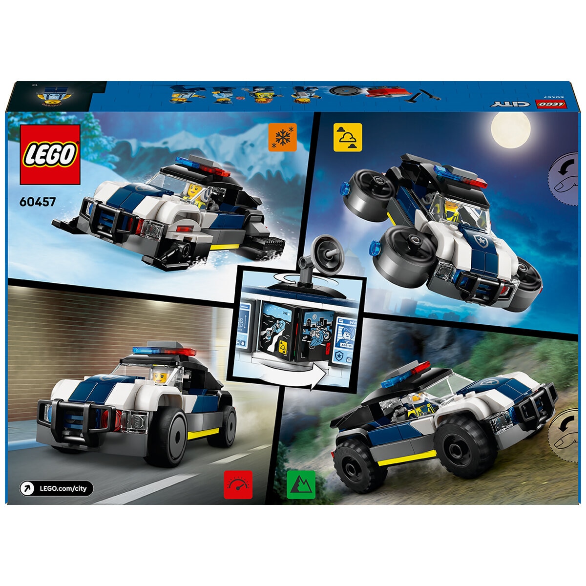 LEGO Custom Police Car Garage 60457
