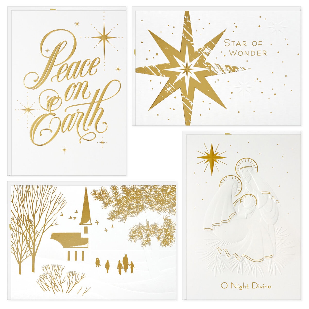 Hallmark Traditional Holiday Card Assortment 40 Pack/