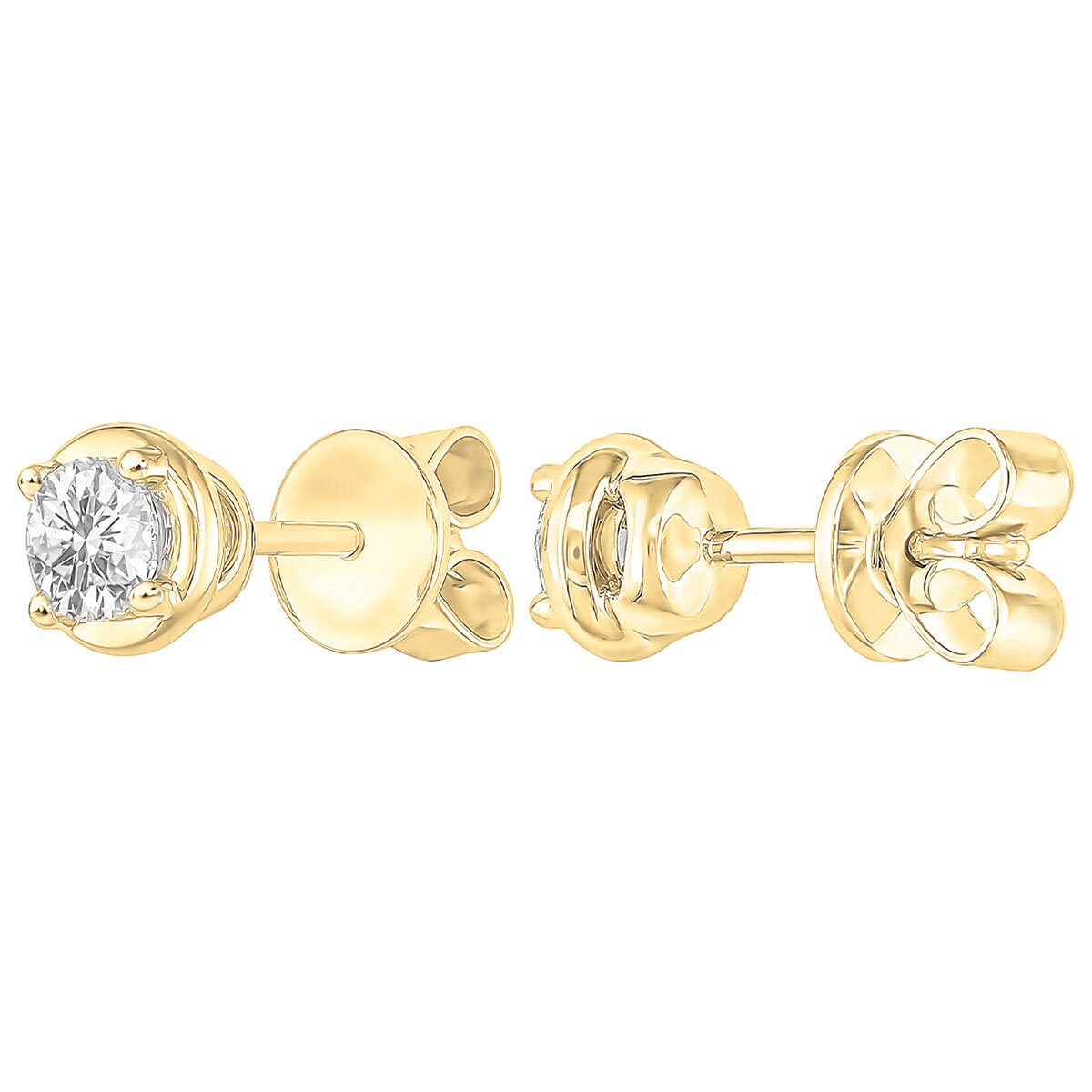 18KT Yellow Gold 0.45ctw Diamond Earrings