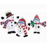 Pop-Up Snowman Family 3 Piece