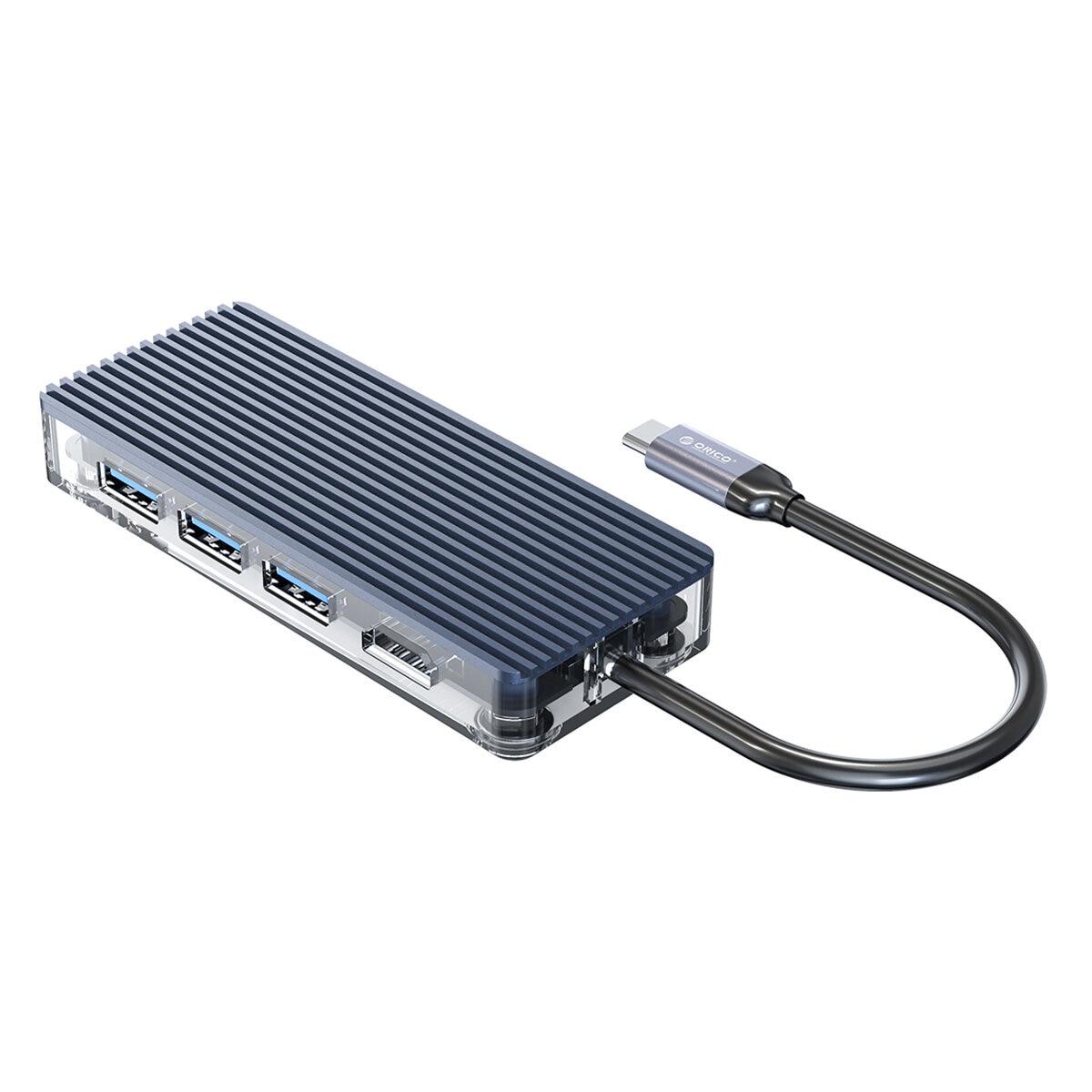ORICO Type C 6-in-1 Multifunctional Docking Station ORICO-WB-6TS-GY