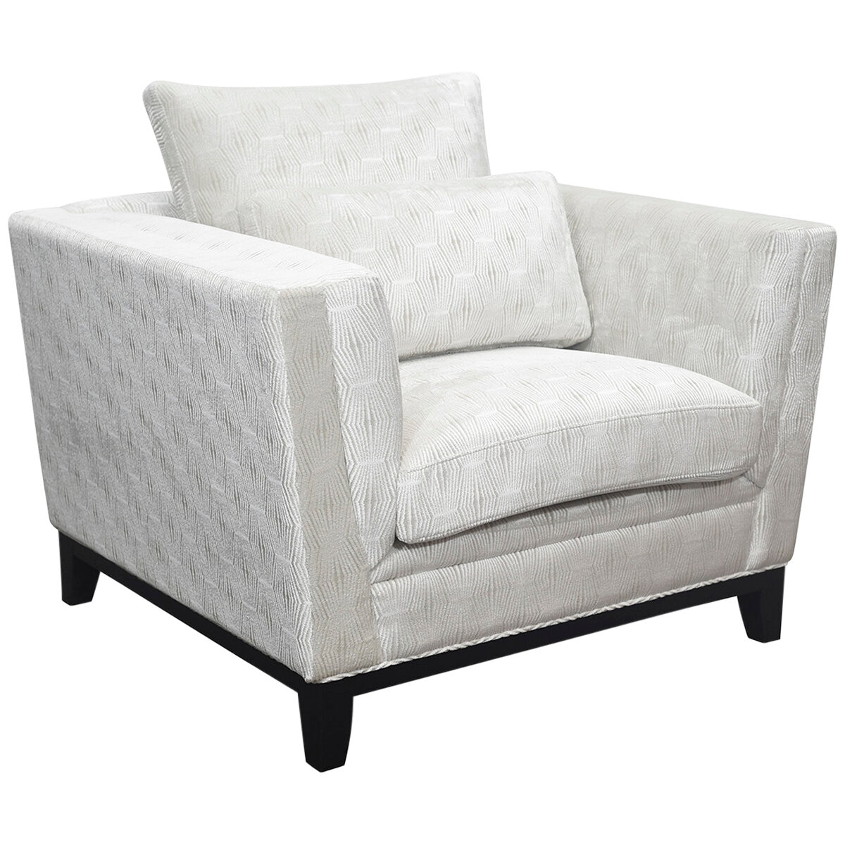 Moran Florence Fabric Chair 2 pack Ivory