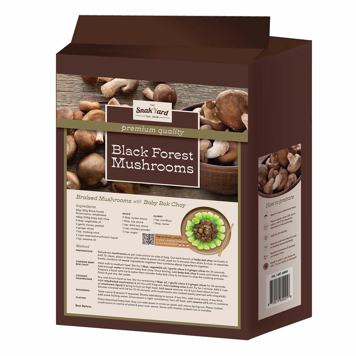 Snakyard Black Forest Mushroom 450g Snakyard Black Forest Mushroom 450g