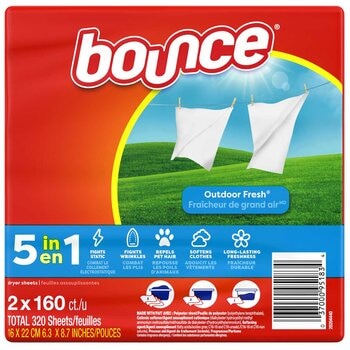 Bounce Fabric Softener Dryer Sheets 4 x 160 Pack