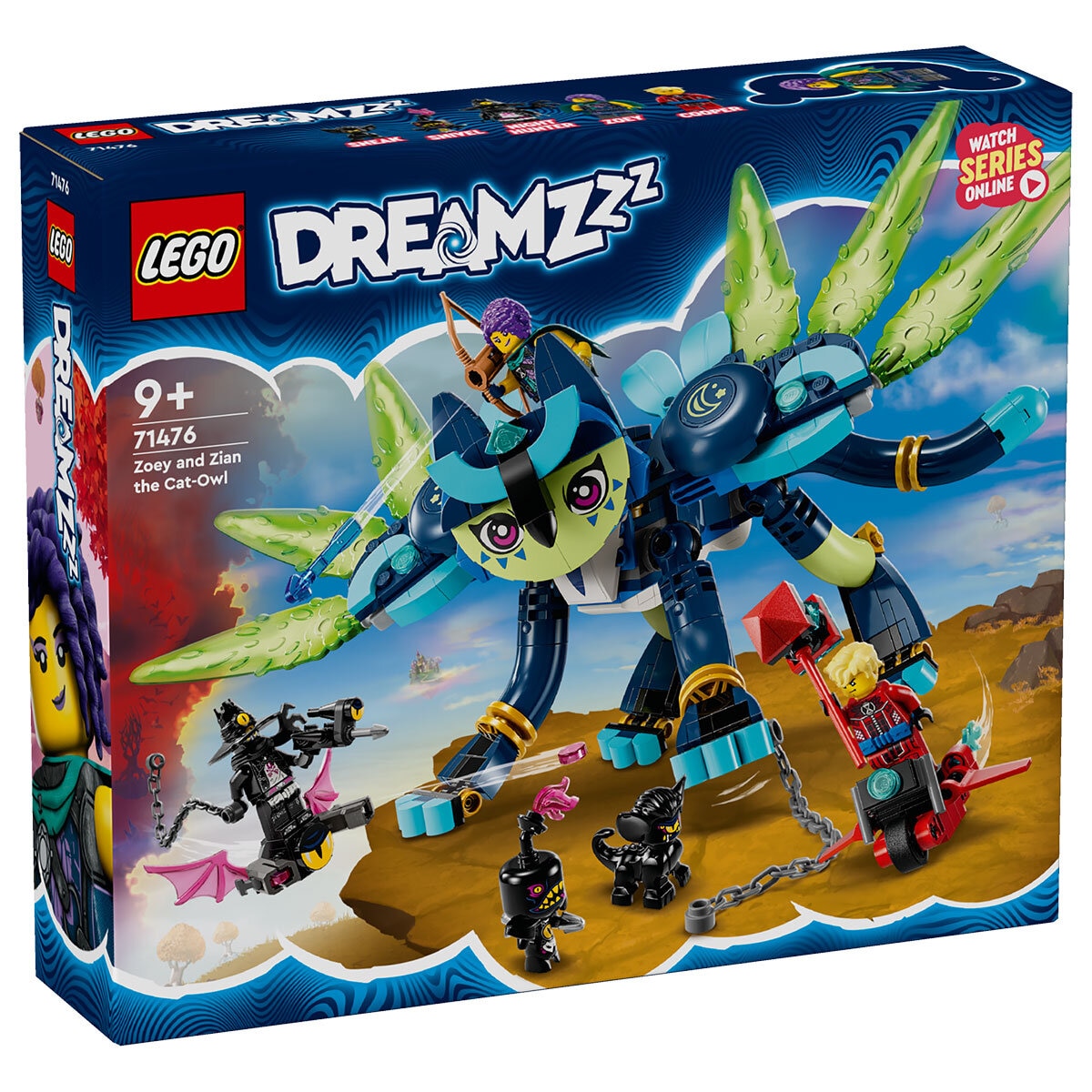 LEGO DREAMZzz Zoey and Zian the Cat-Owl 71476