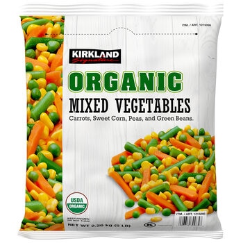 Kirkland Signature Organic Mixed Vegetables 2.26kg