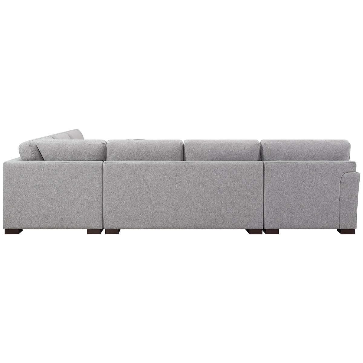 Thomasville Fabric Sectional With Storage Ottoman | Costco ...