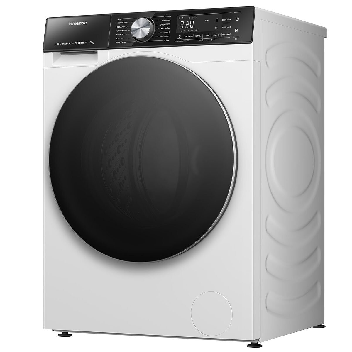 Hisense 10kg Front Load Washing Machine White HWFS1015E