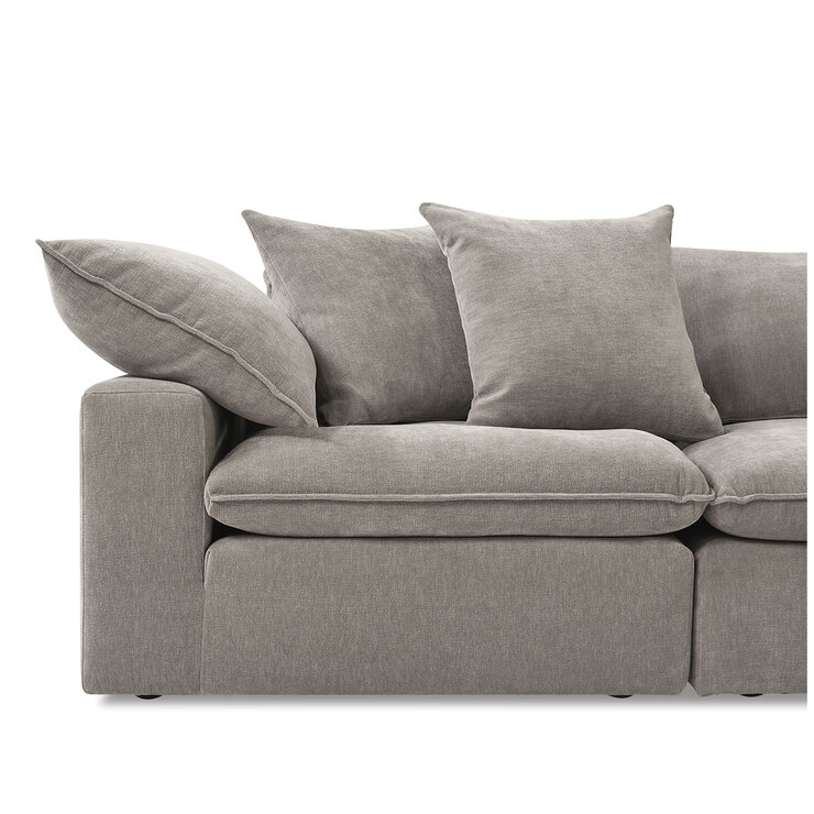 Aiden & Ivy 6 Piece Fabric Modular Sectional