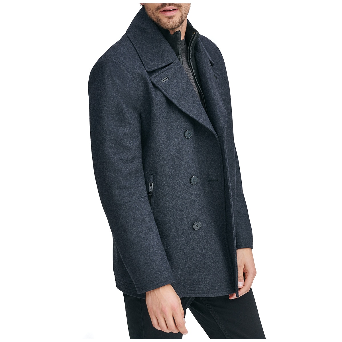 Andrew Marcs Wool Jacket - Midnight Blue