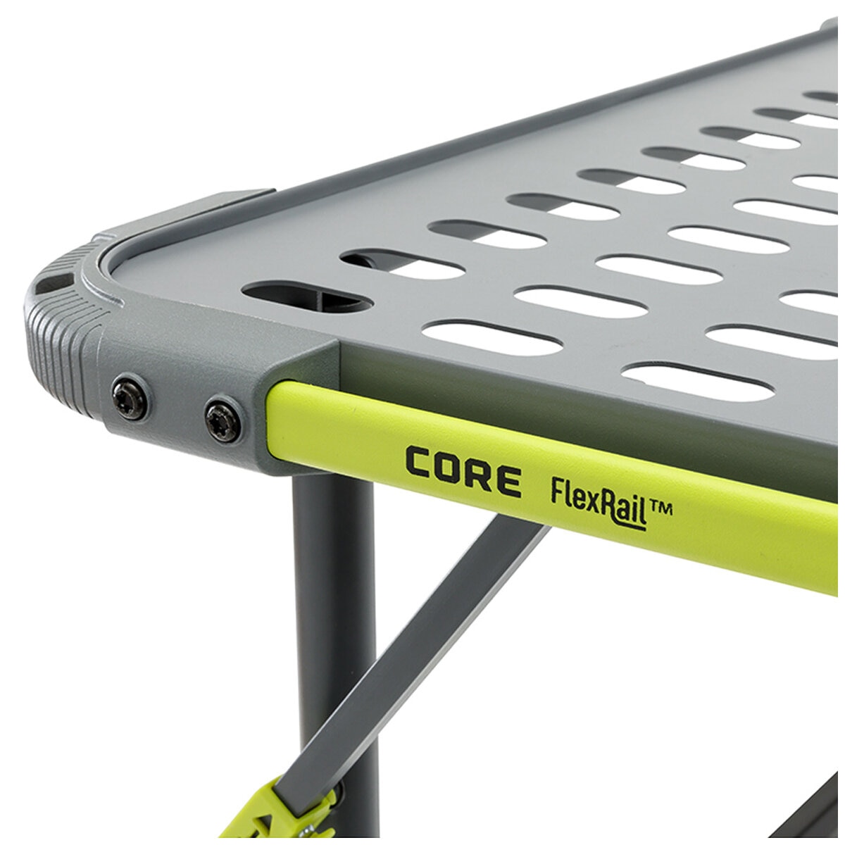 CORE Flexrail Camping Cook Table 157cm with Accessories
