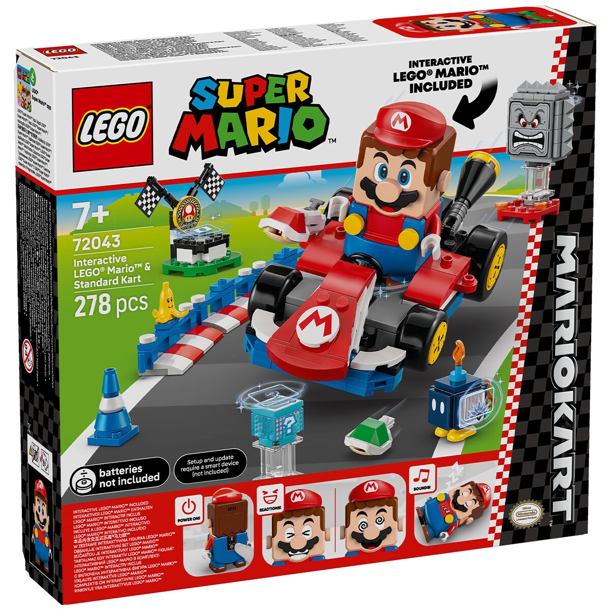 LEGO Super Mario Mario Kart – Interactive LEGO Mario 72043/