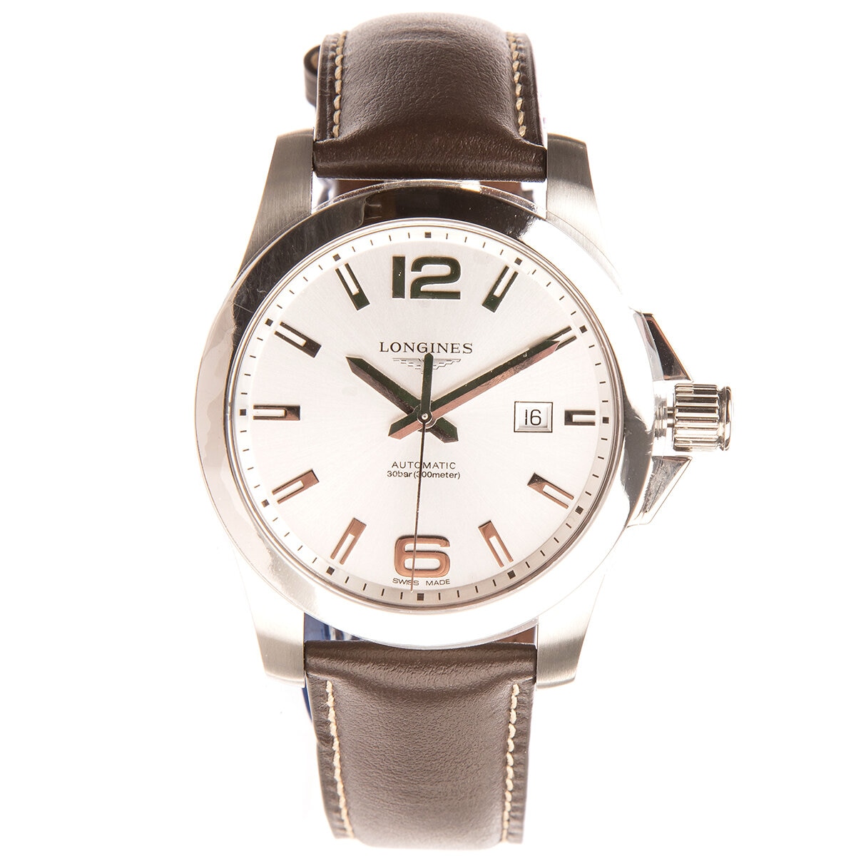 Longines Mens Conquest Swiss Automatic Watch L37784765