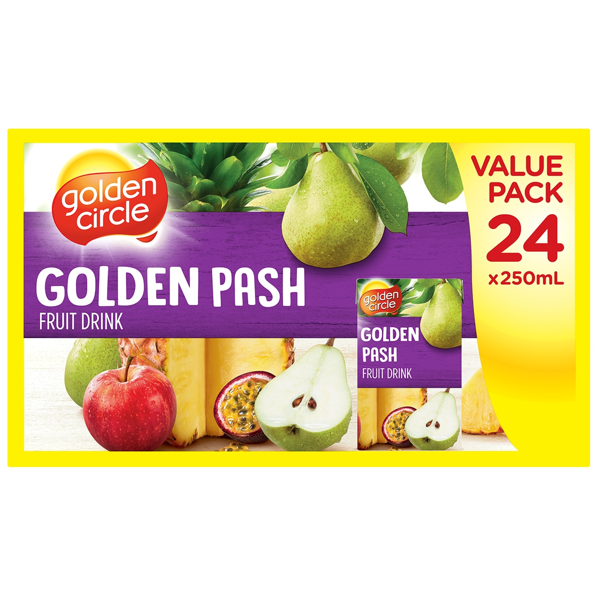 Golden Circle Golden Pash Fruit Drink 24 x 250ml