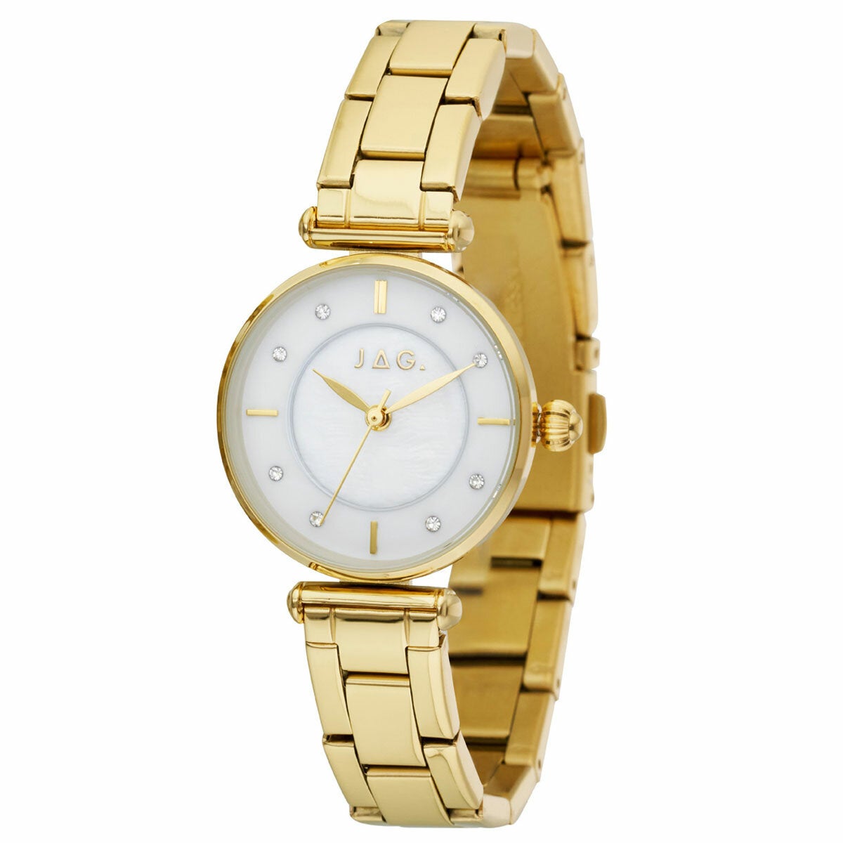 JAG Portland Gold Tone Mother of Pearl Dial Women's Watch J2923A JAG Portland Gold Tone Mother of Pearl Dial Women's Watch J2923A