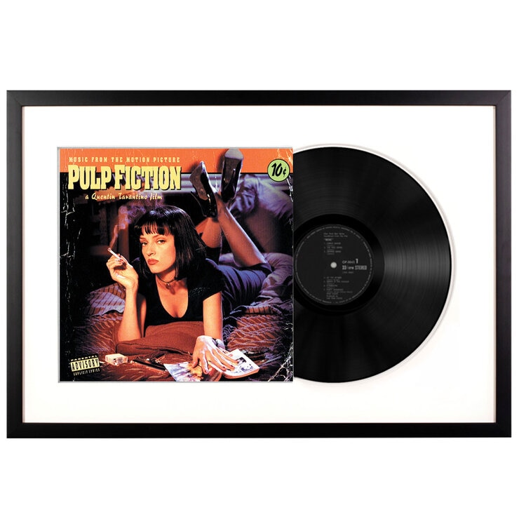 Framed Various Artists Pulp Fiction Vinyl Album Art