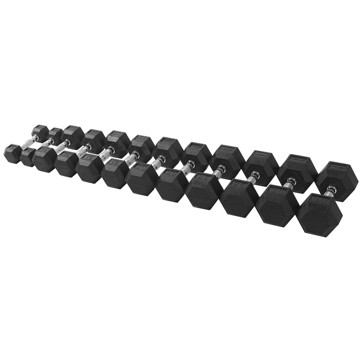 Inspire Fitness Rubber Dumbbell Set Costco Australia