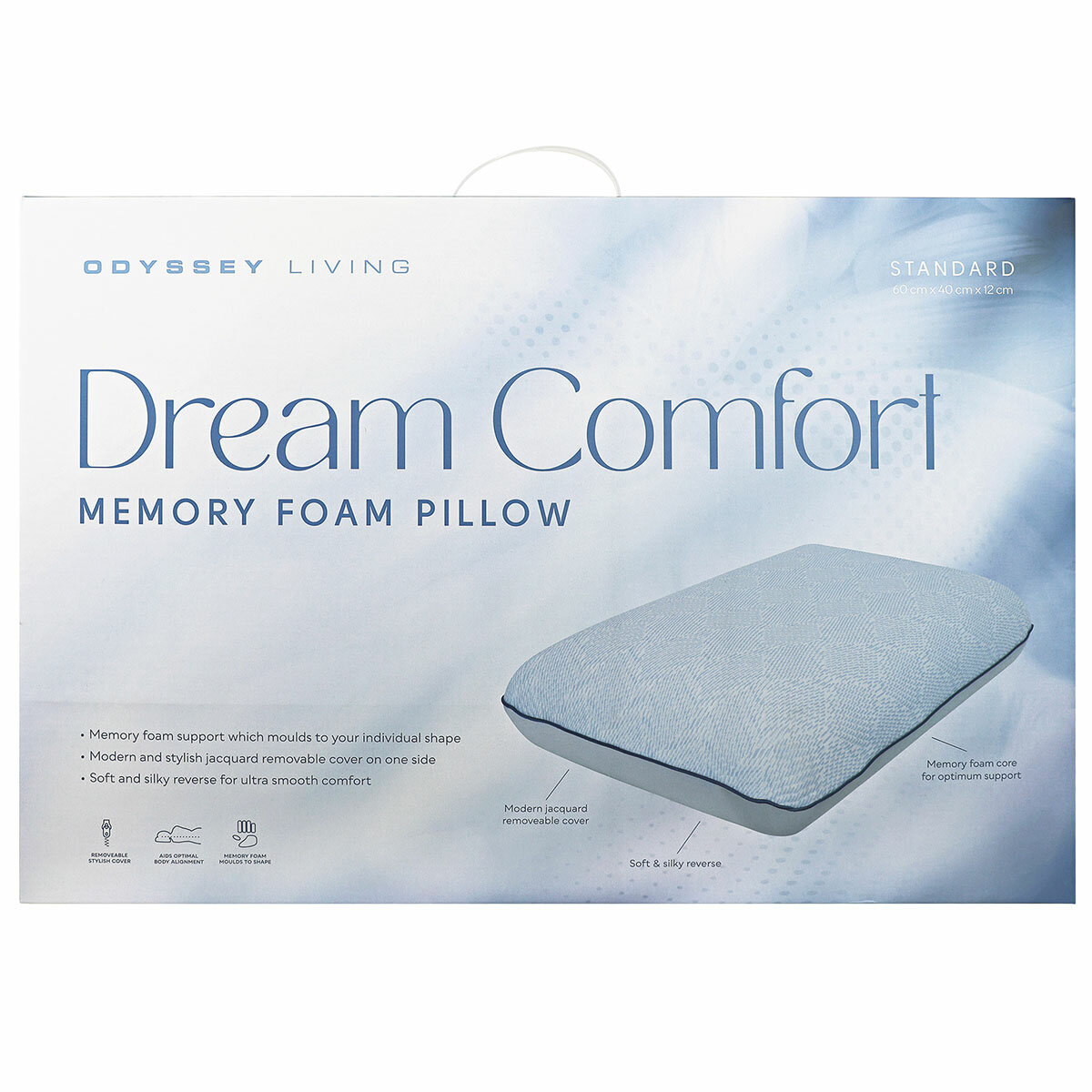 Odyssey Living Dream Comfort Memory Foam Pillow Odyssey Living Dream Comfort Memory Foam Pillow