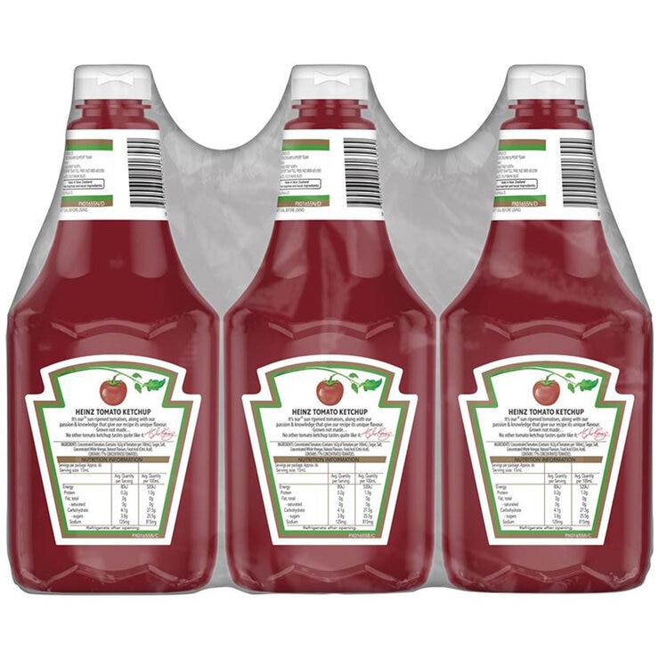 Heinz Tomato Ketchup 3 x 1L