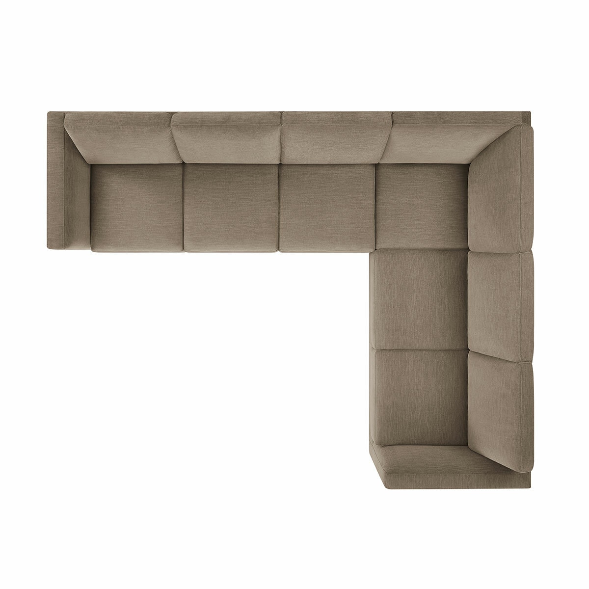 Thomasville Caler 3 Piece Fabric Sectional with Sleeper and Storage Seat