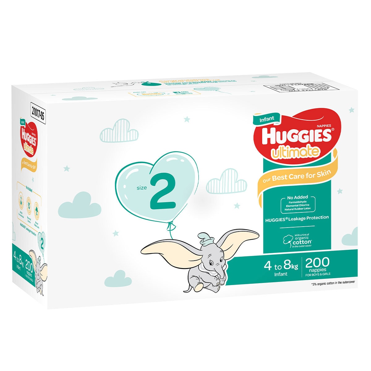 Huggies Unisex Ultimate Nappies Size 2 Infant (48 kg) 20...