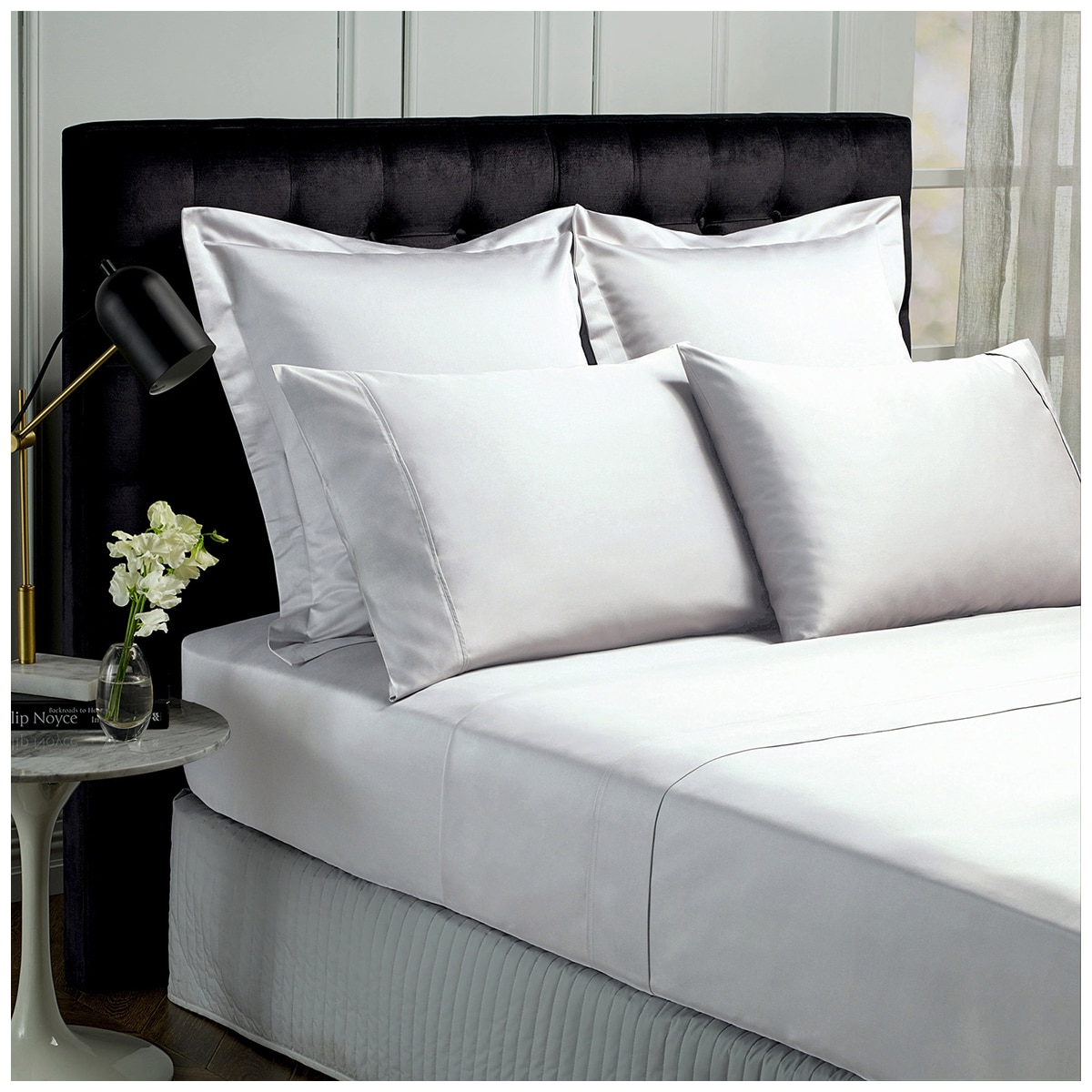 Bdirect Royal Comfort Balmain 1000TC Bamboo Cotton Sheet Set - King - White