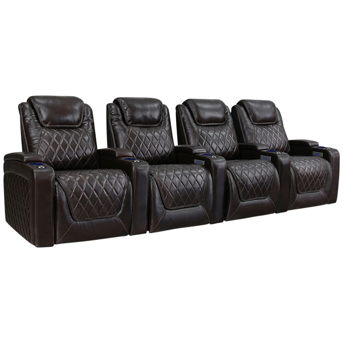 Valencia Home Theatre Oslo Edition 4 Seater Dark Chocolate