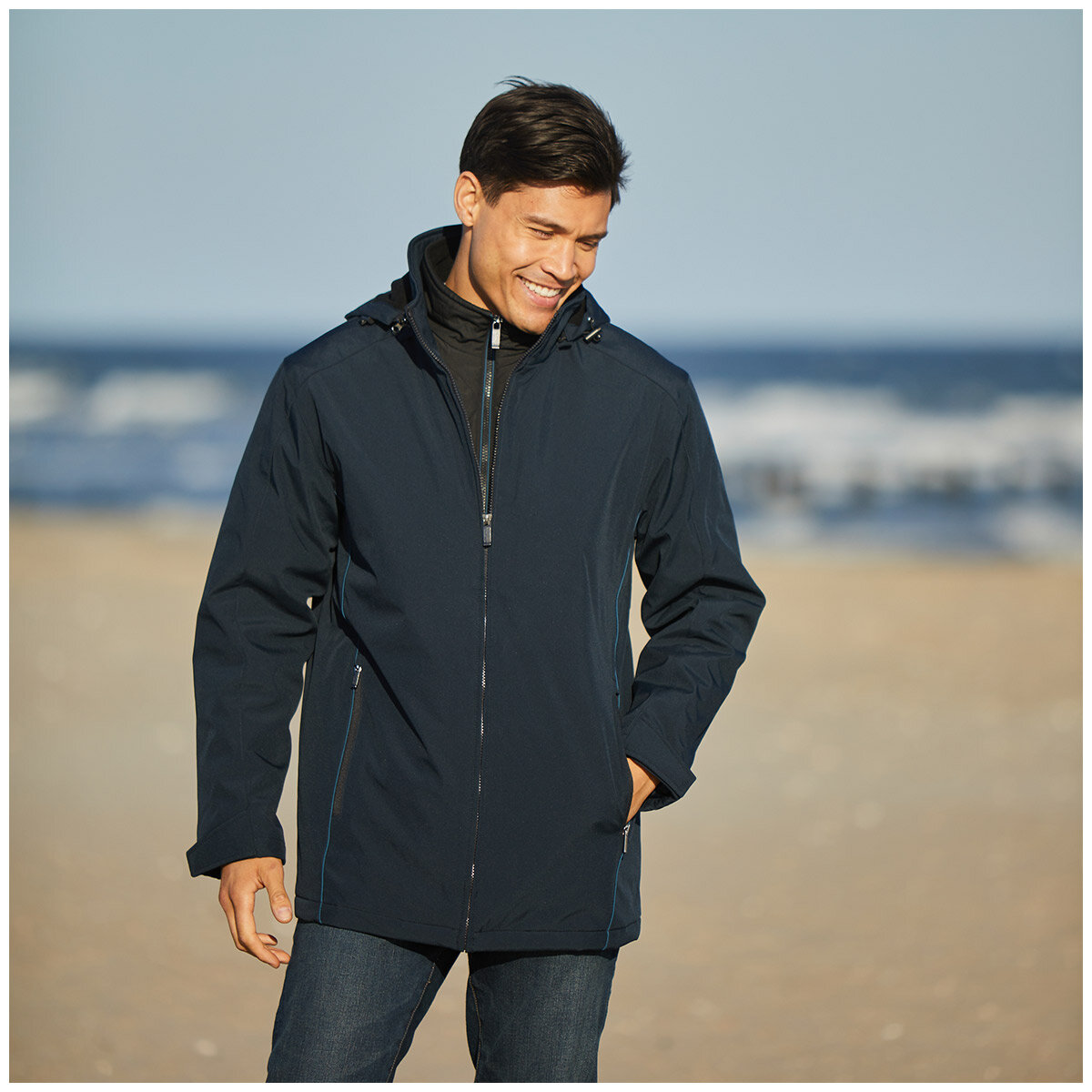 Weatherproof Men s Ultra Tech Bib Front Jacket Twilight
