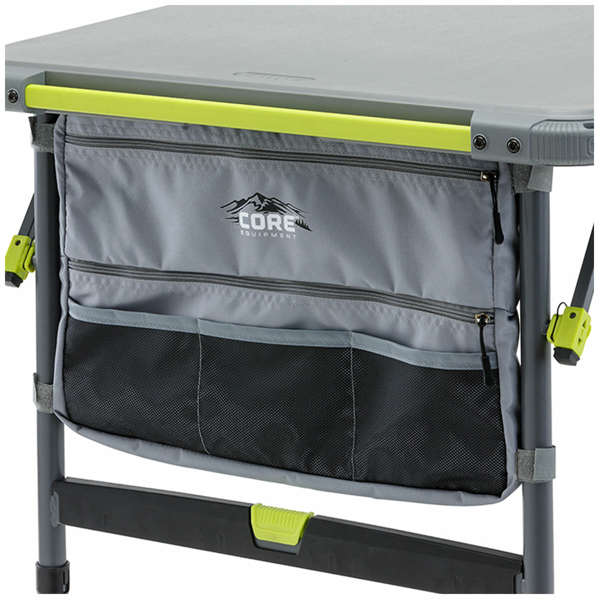 1872208 - CORE Flexrail Camping Cook Table 157cm With Accessories