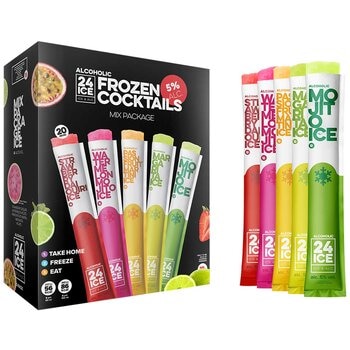 24 ICE Frozen Cocktail Mixed Package 20 Pack
