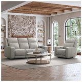 Simon Li Furniture Leather Power Reclining Sofa