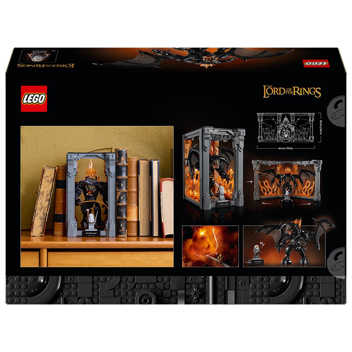 LEGO Icons The Lord of the Rings Balrog Book Nook 10367