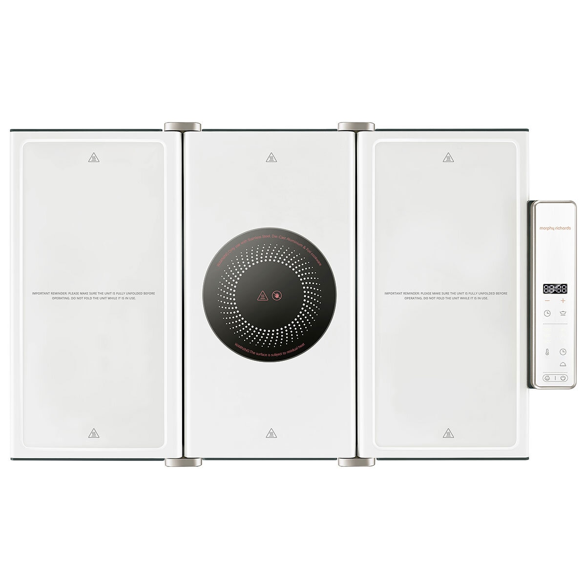 Morphy Richards Foldable Cooktop and Warmer MRFW15WT