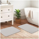 Mineral Spring Cotton Memory Foam Bathmat 2 pack