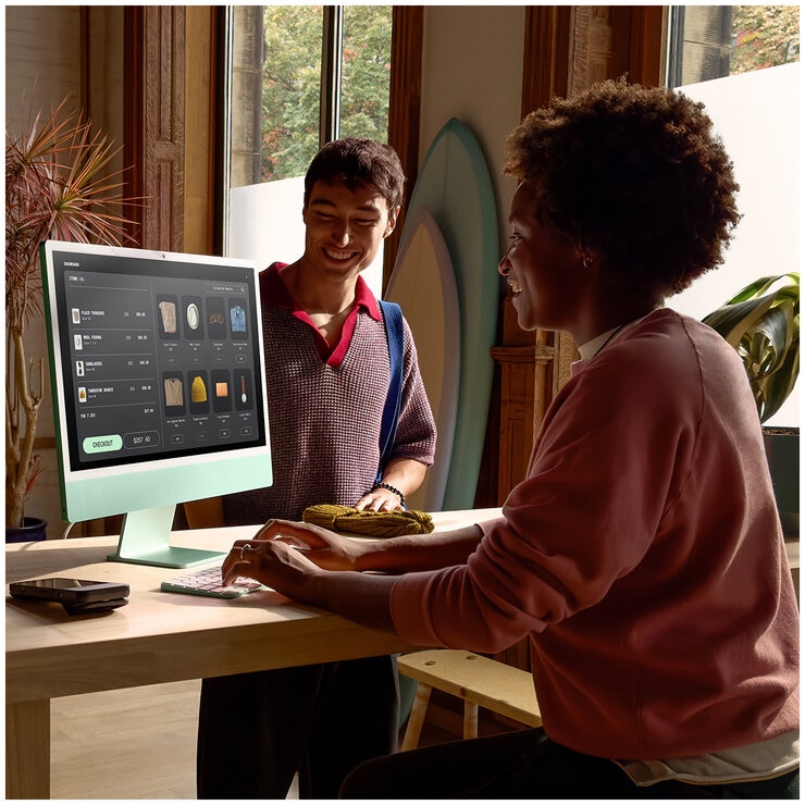 iMac 24 Inch With Retina 4.5 Display M4 Chip 10 Core GPU 24GB 512GB SSD Blue