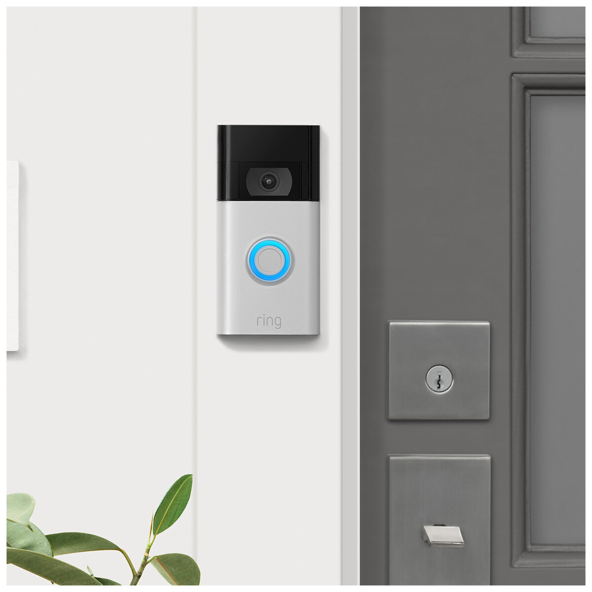 Ring Stick up Cam 3 Pack with Spotlight Cam Plus Battery and Ring Video Doorbell 2nd Gen