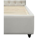 Moran Princess Queen BedHead With Encasement With Slatted Base Plush Bone