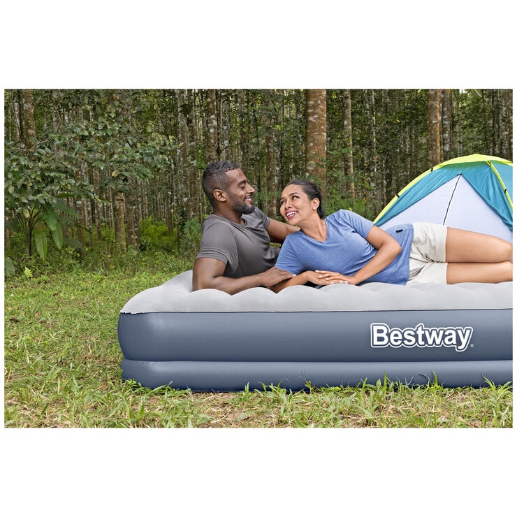 Bestway Tritech Air Mattress Queen Built-in Rechargeable Pump