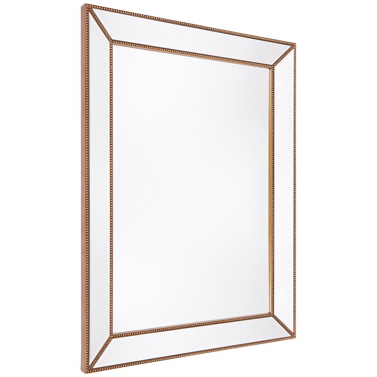 Café Lighting and Living Zeta Wall Mirror Large Antique Gold Café Lighting and Living Zeta Wall Mirror Large Antique Gold