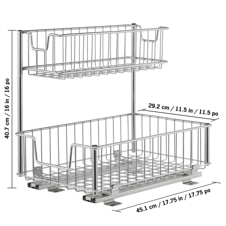 Trinity EcoStorage Sliding Undersink Organiser