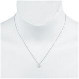 18KT White Gold 0.85ctw Diamond Pear Pendant