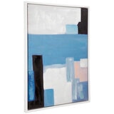 Cafe Lighting and Living Copenhagen Enhanced Canvas Print BlueWhite