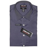 Kirkland Signature Dress Shirt - Blue/white