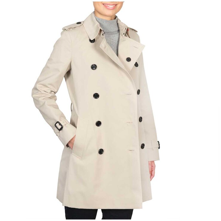 Burberry Harbourne Trench Coat Stone Burberry Harbourne Trench Coat Stone